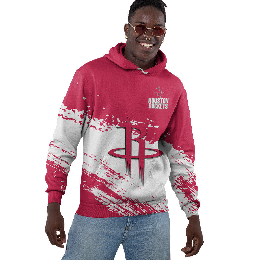 Houston Rockets NBA Hoodie Stylish Logo for Fans Color Red NH24