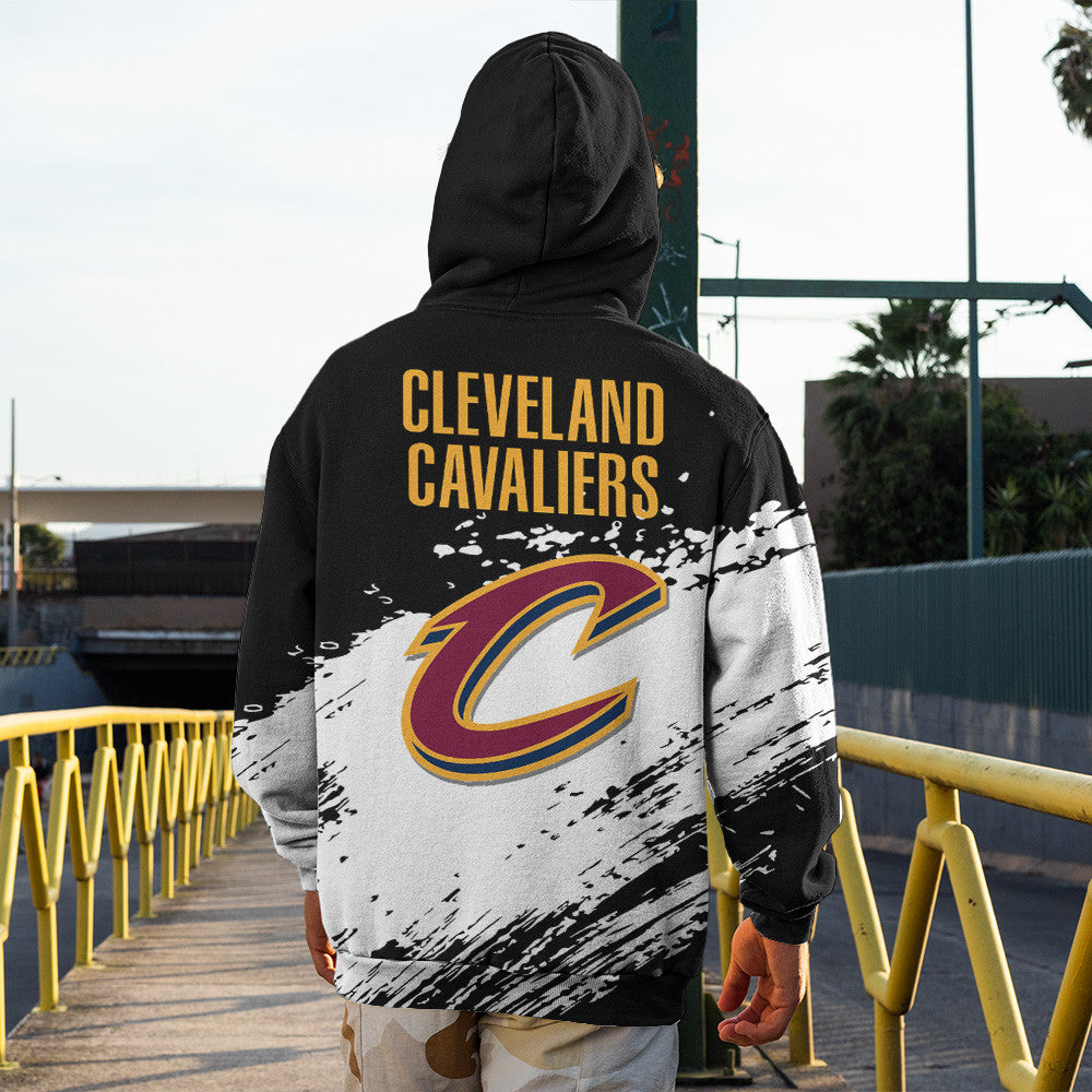 Cleveland Cavaliers NBA Hoodie Stylish Logo for Fans Color Black NH24