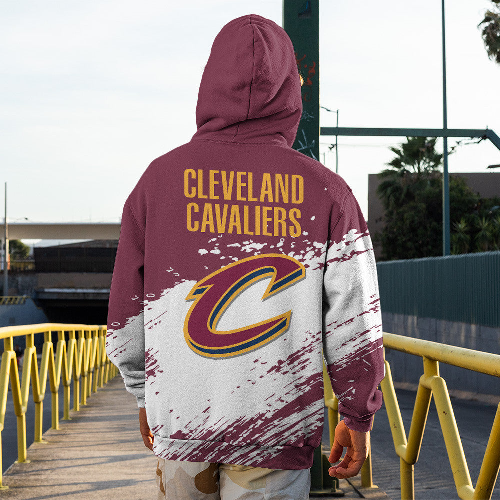 Cleveland Cavaliers NBA Hoodie Stylish Logo for Fans Color Maroon NH24
