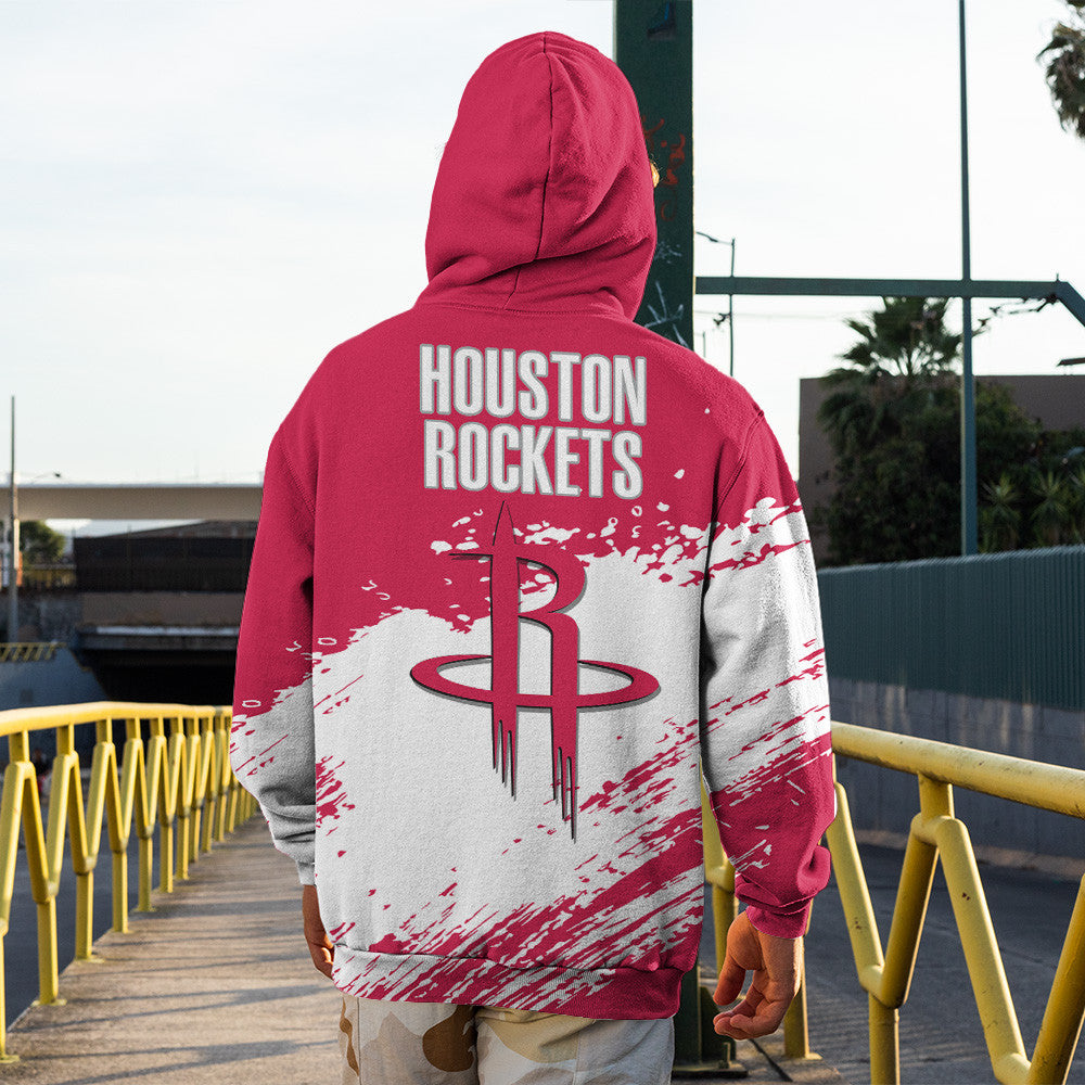 Houston Rockets NBA Hoodie Stylish Logo for Fans Color Red NH24