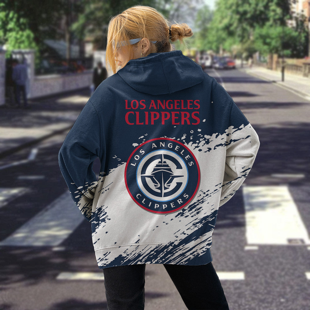 Los Angeles Clippers NBA Hoodie Stylish Logo for Fans Color Blue NH24