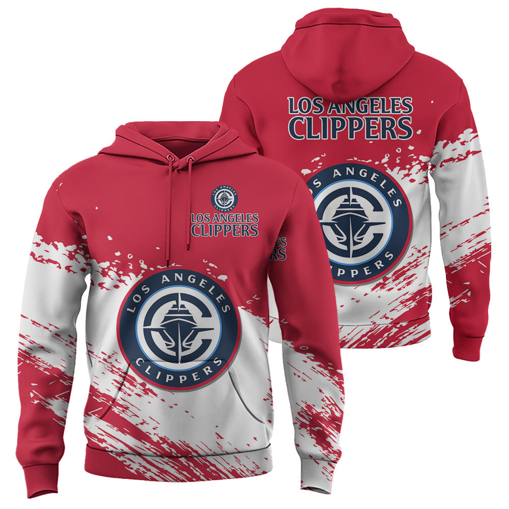 Los Angeles Clippers NBA Hoodie Stylish Logo for Fans Color Red NH24