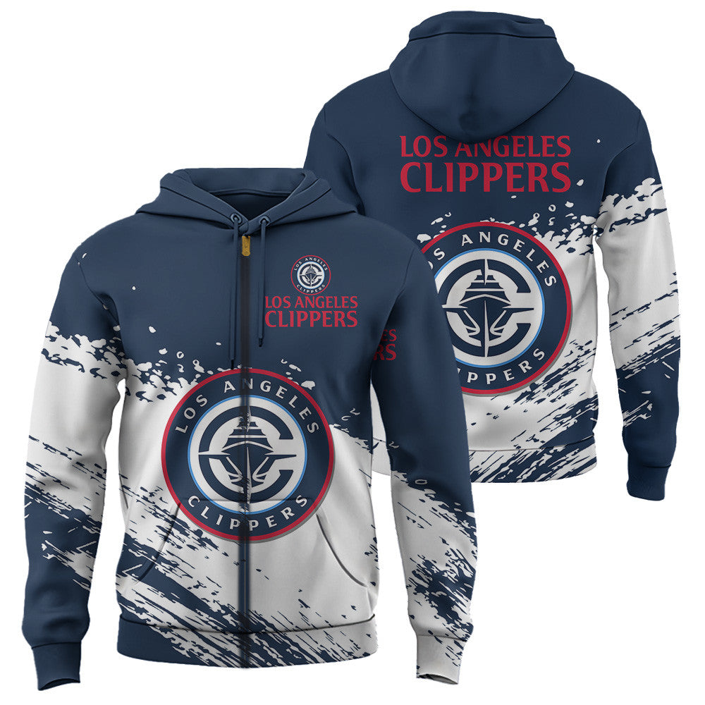 Los Angeles Clippers NBA Hoodie Stylish Logo for Fans Color Blue NH24