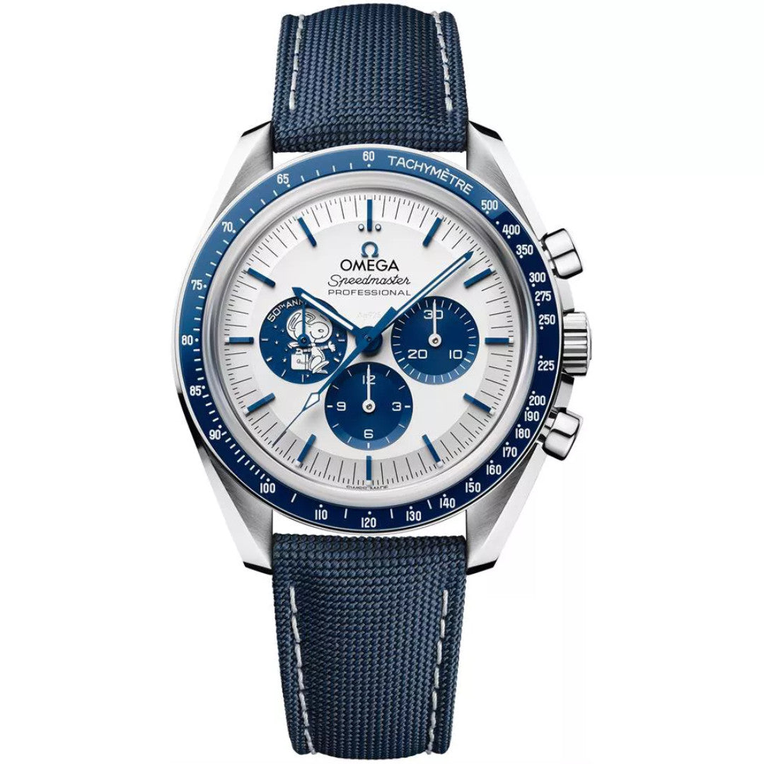 Omega Speedmaster Anniversary Series Silver Snoopy Award