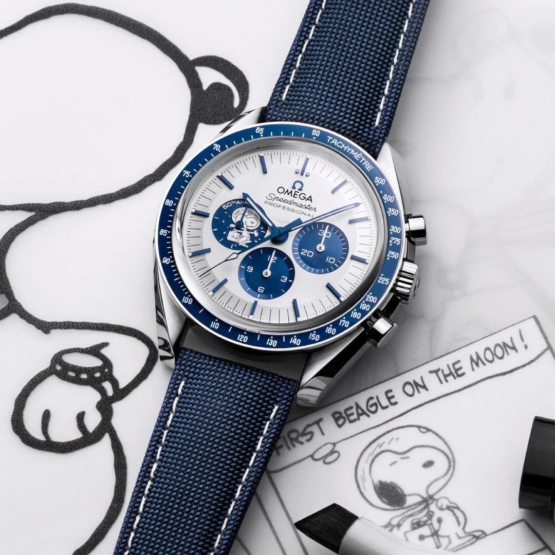 Omega Speedmaster Anniversary Series Silver Snoopy Award