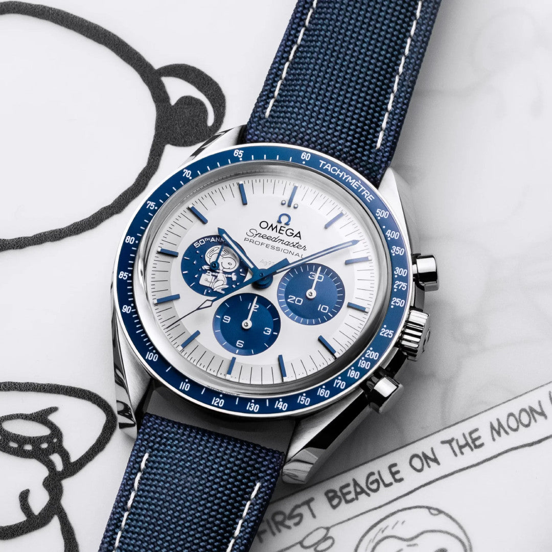 Omega Speedmaster Anniversary Series Silver Snoopy Award