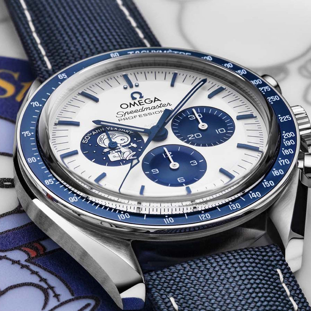Omega Speedmaster Anniversary Series Silver Snoopy Award