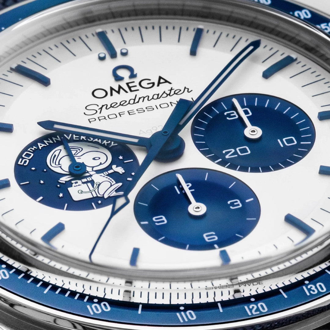 Omega Speedmaster Anniversary Series Silver Snoopy Award