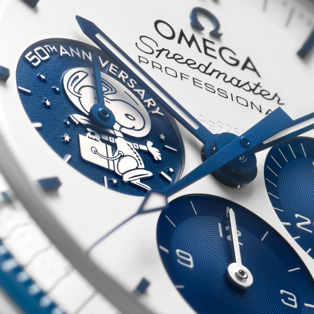 Omega Speedmaster Anniversary Series Silver Snoopy Award