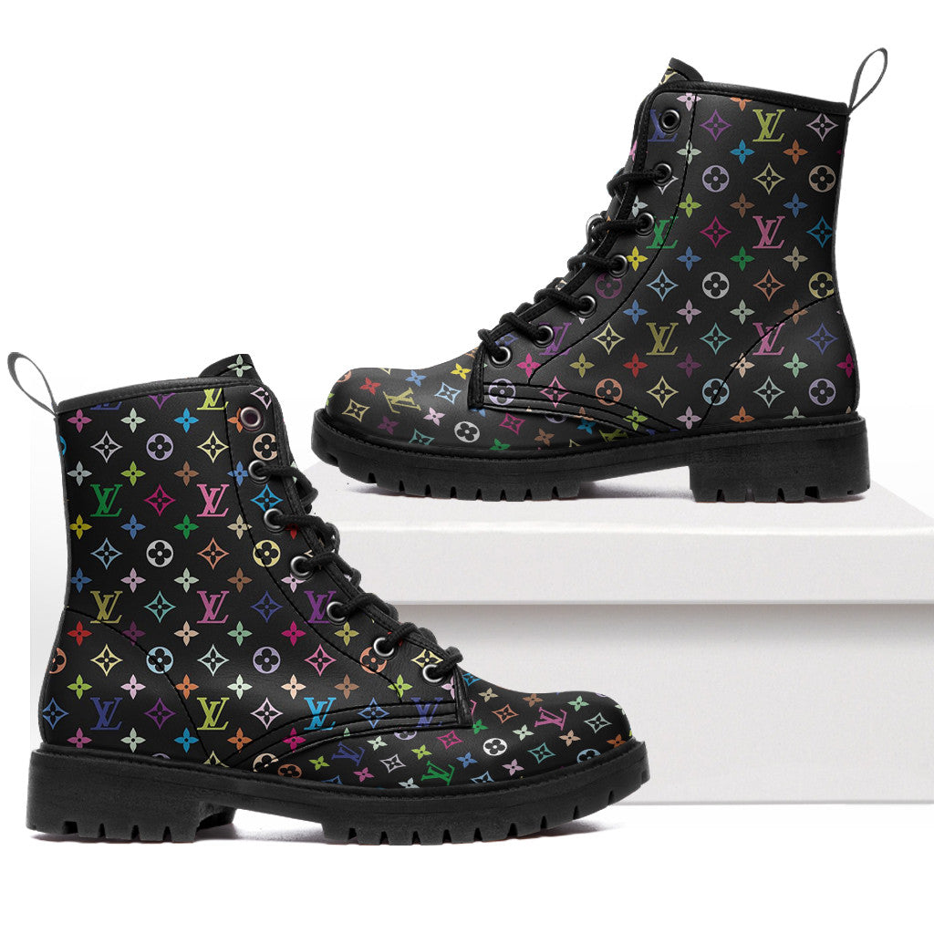 Louis Vuitton Leather Boots Multicolor Style