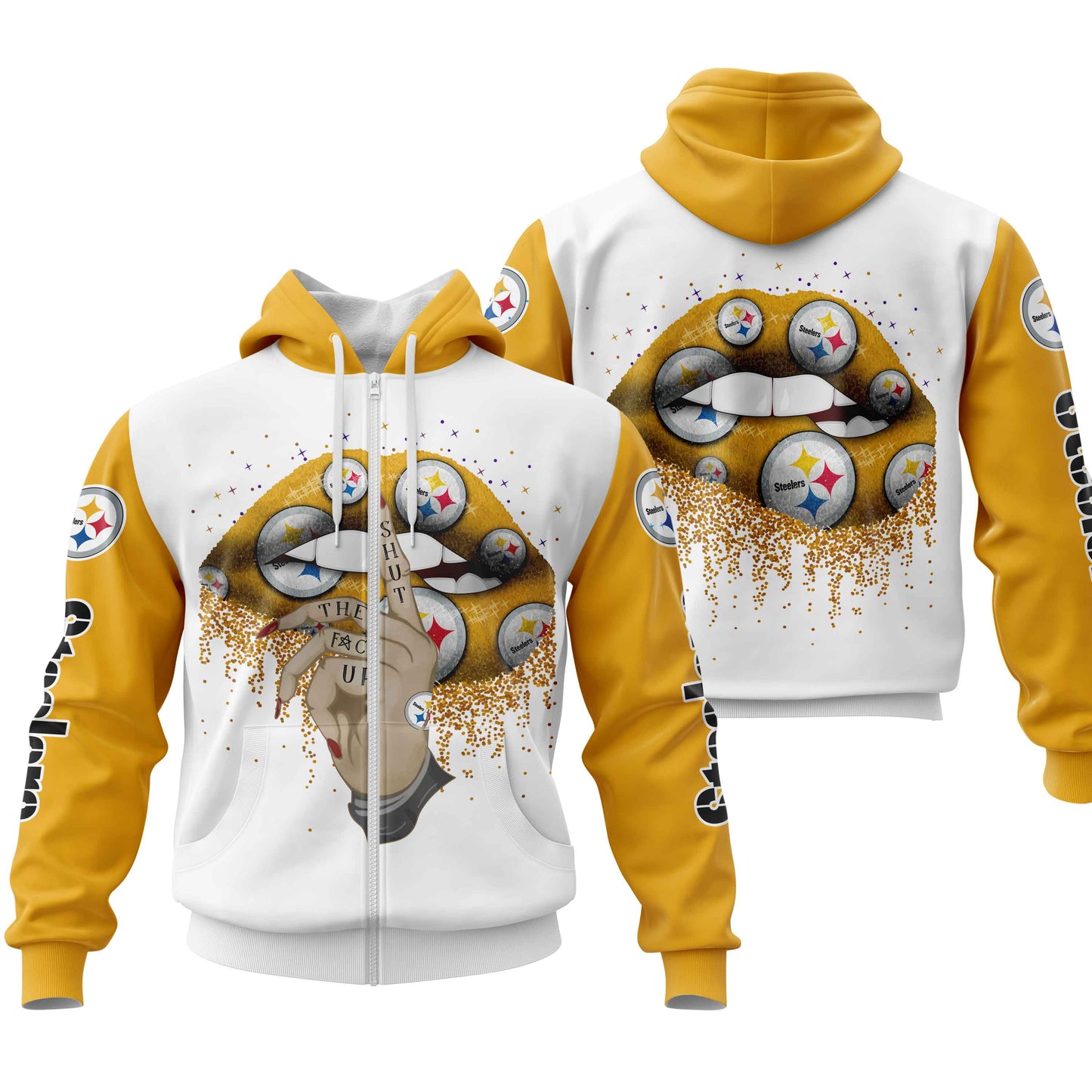 NFL Pittsburgh Steelers Lips Hoodie NH24
