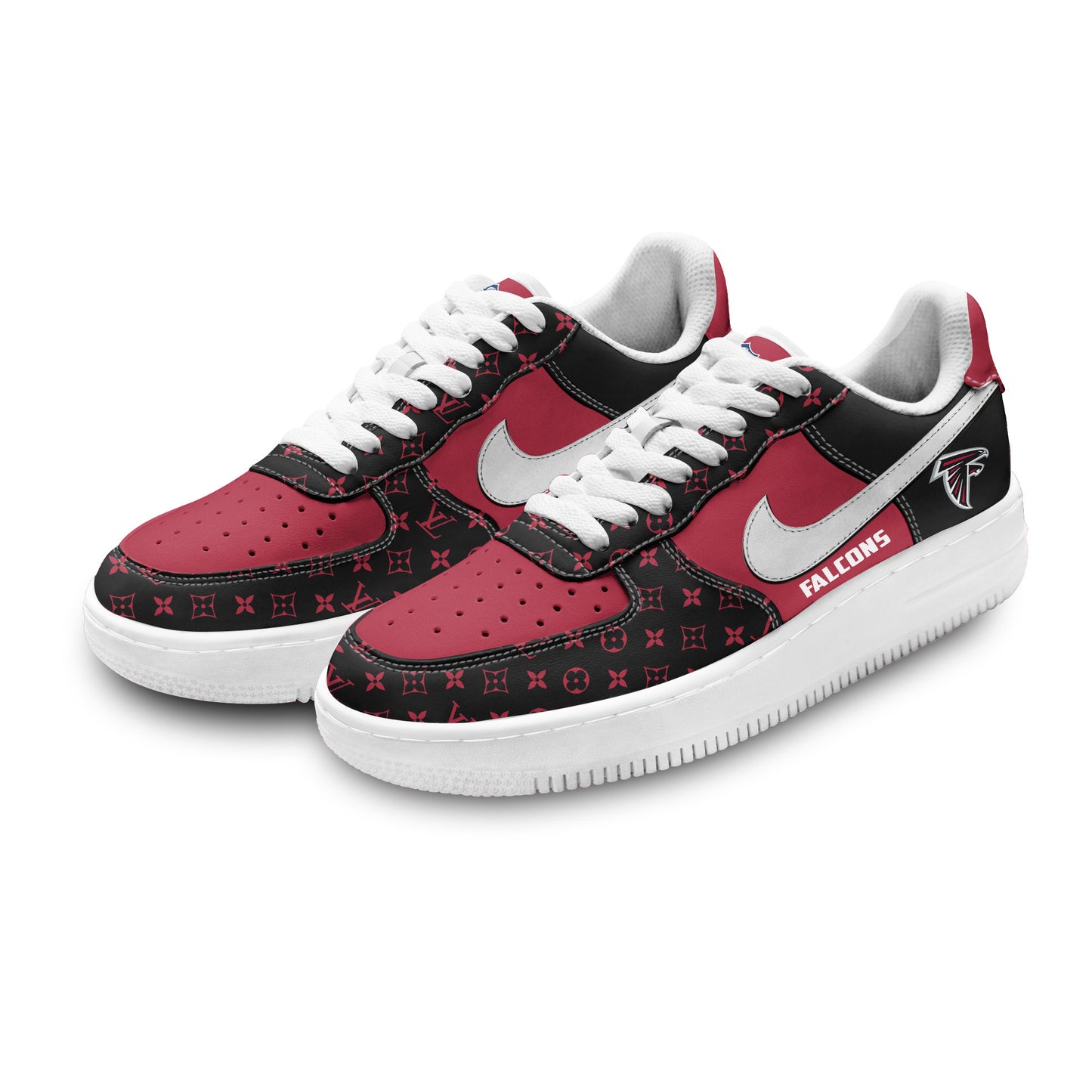 (Personalized) Atlanta Falcons LV x Nike Air Force 1