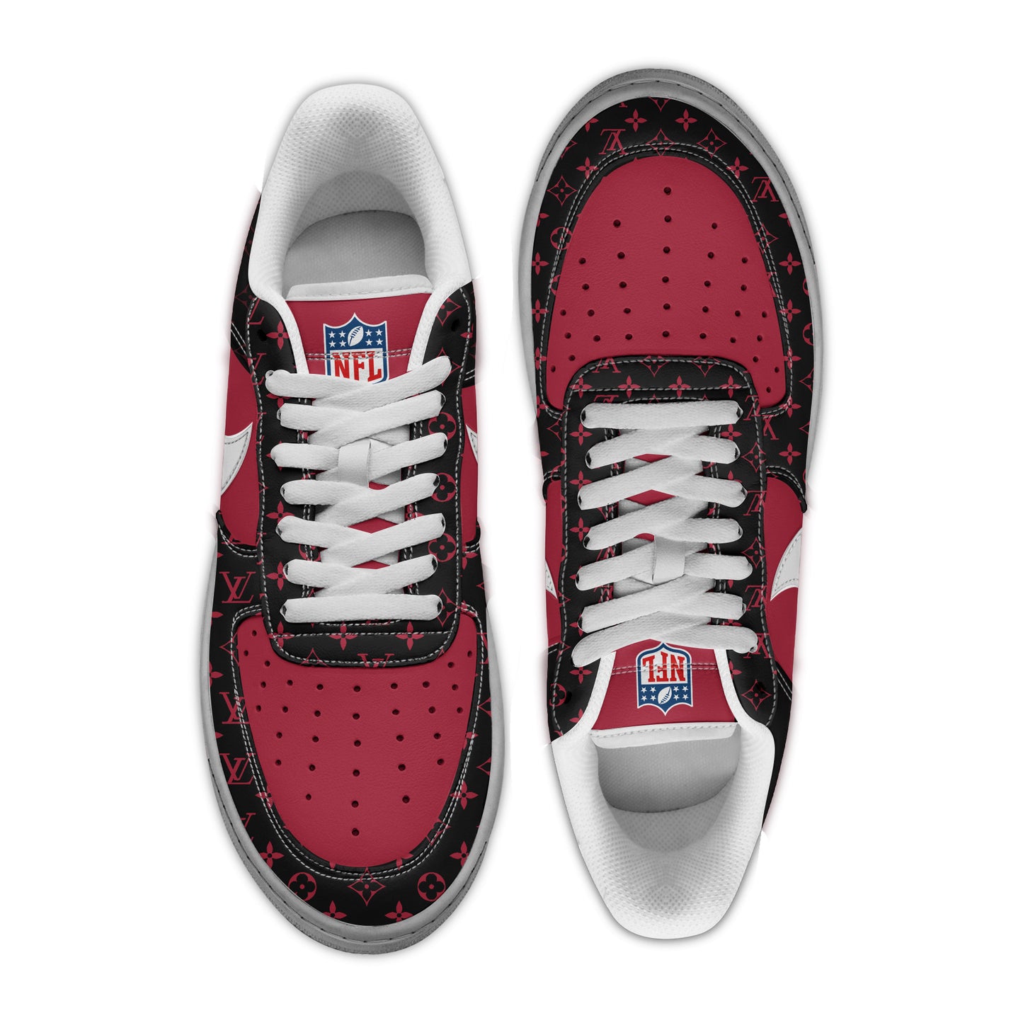 (Personalized) Atlanta Falcons LV x Nike Air Force 1
