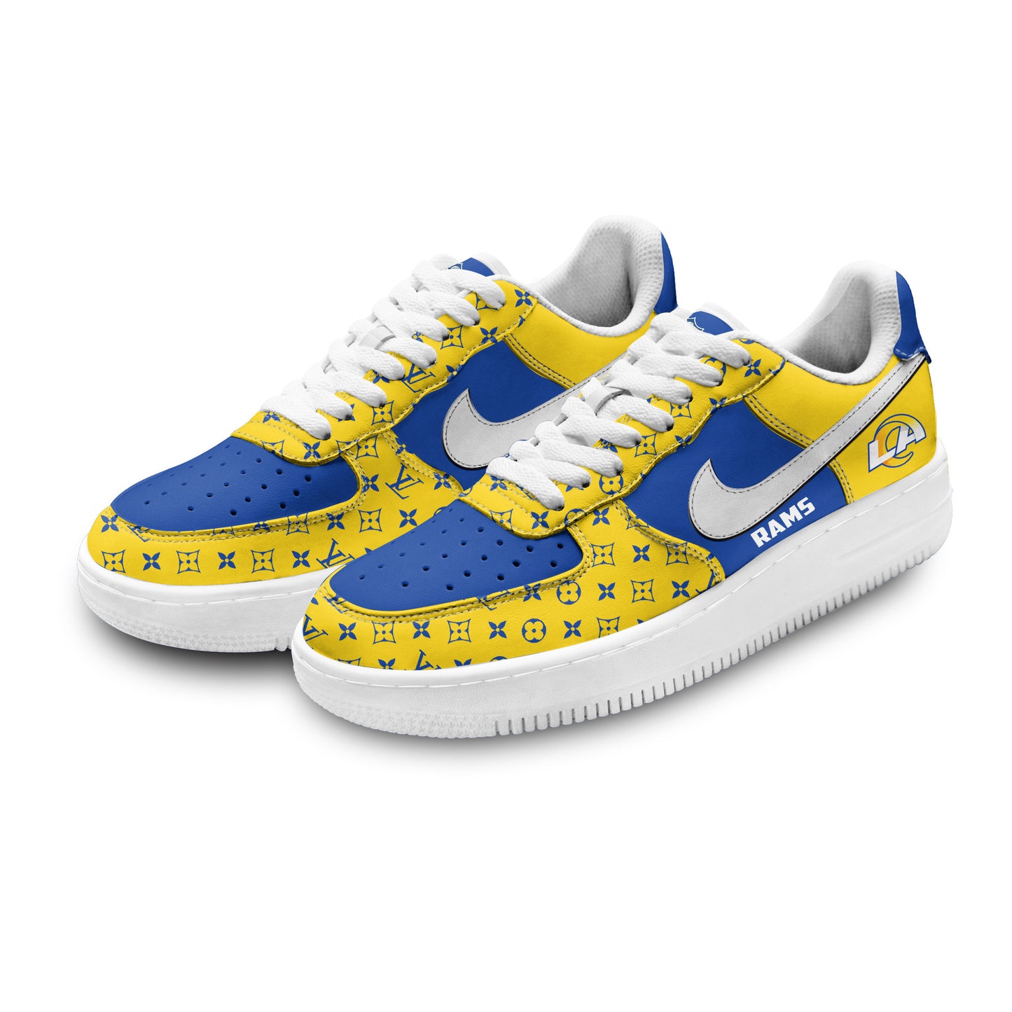 (Personalized) Los Angeles Rams LV x Nike Air Force 1