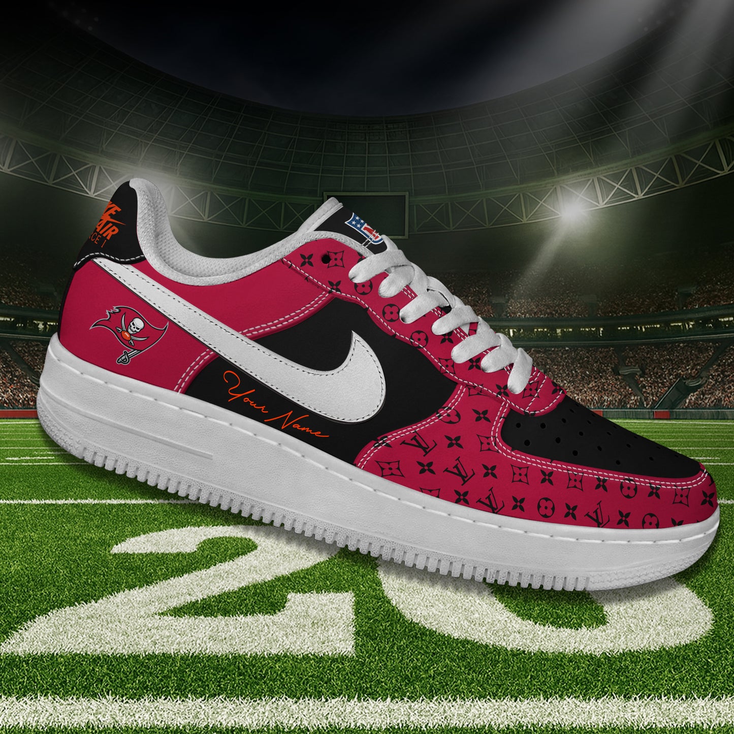 (Personalized) Tampa Bay Buccaneers LV x Nike Air Force 1