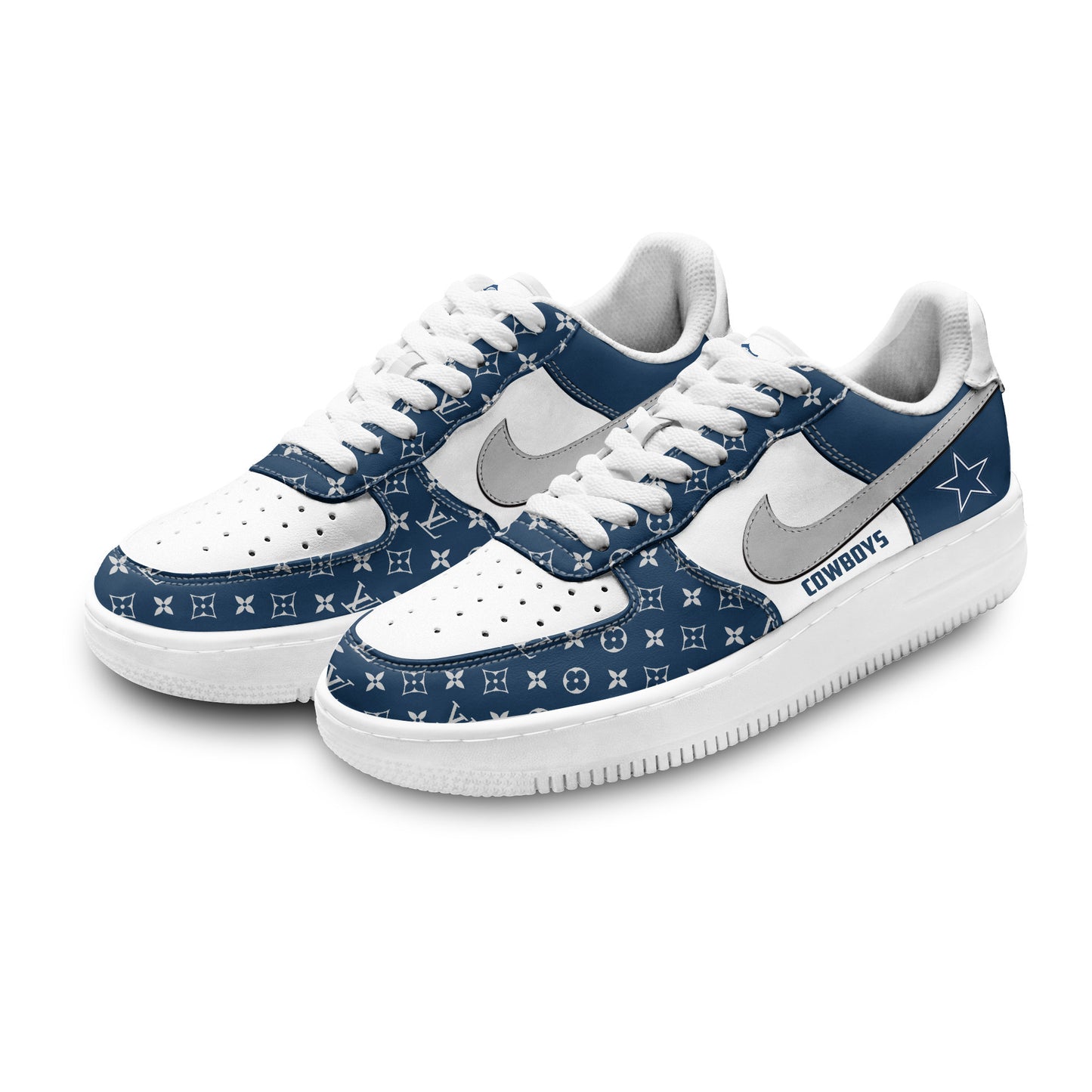 (Personalized) Dallas Cowboys LV x Nike Air Force 1