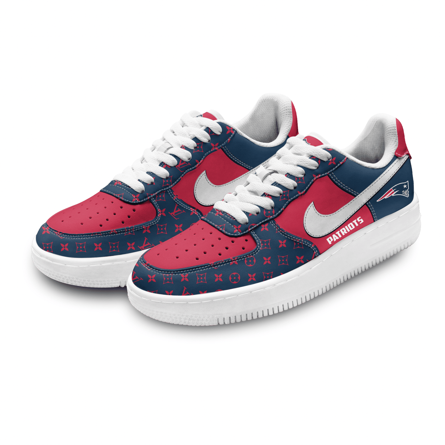 (Personalized) New England Patriots LV x Nike Air Force 1