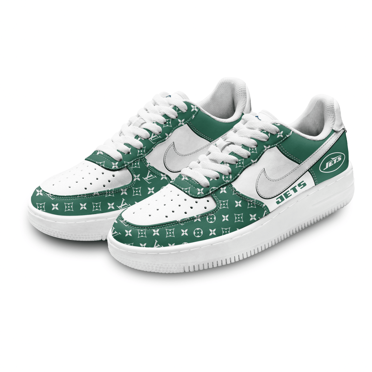 (Personalized) New York Jets LV x Nike Air Force 1