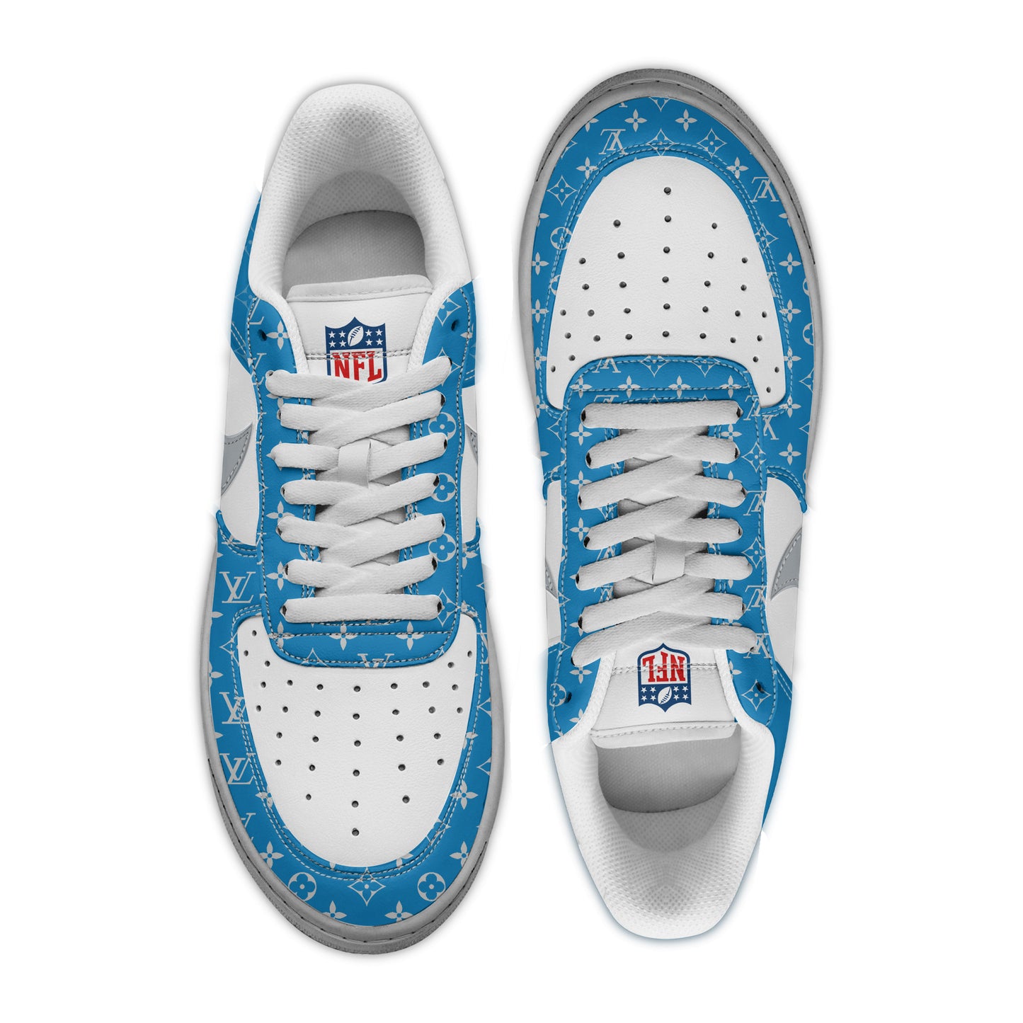 (Personalized) Detroit Lions LV x Nike Air Force 1
