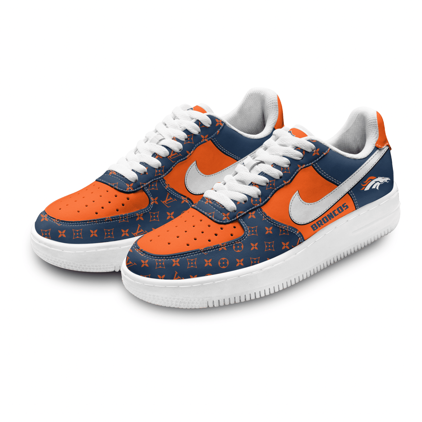 (Personalized) Denver Broncos LV x Nike Air Force 1