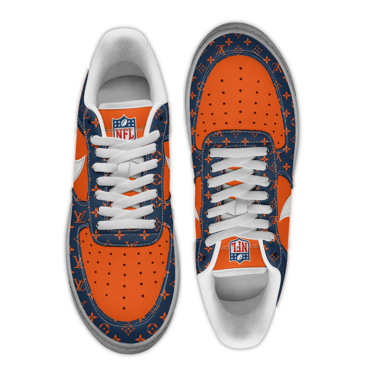 (Personalized) Denver Broncos LV x Nike Air Force 1
