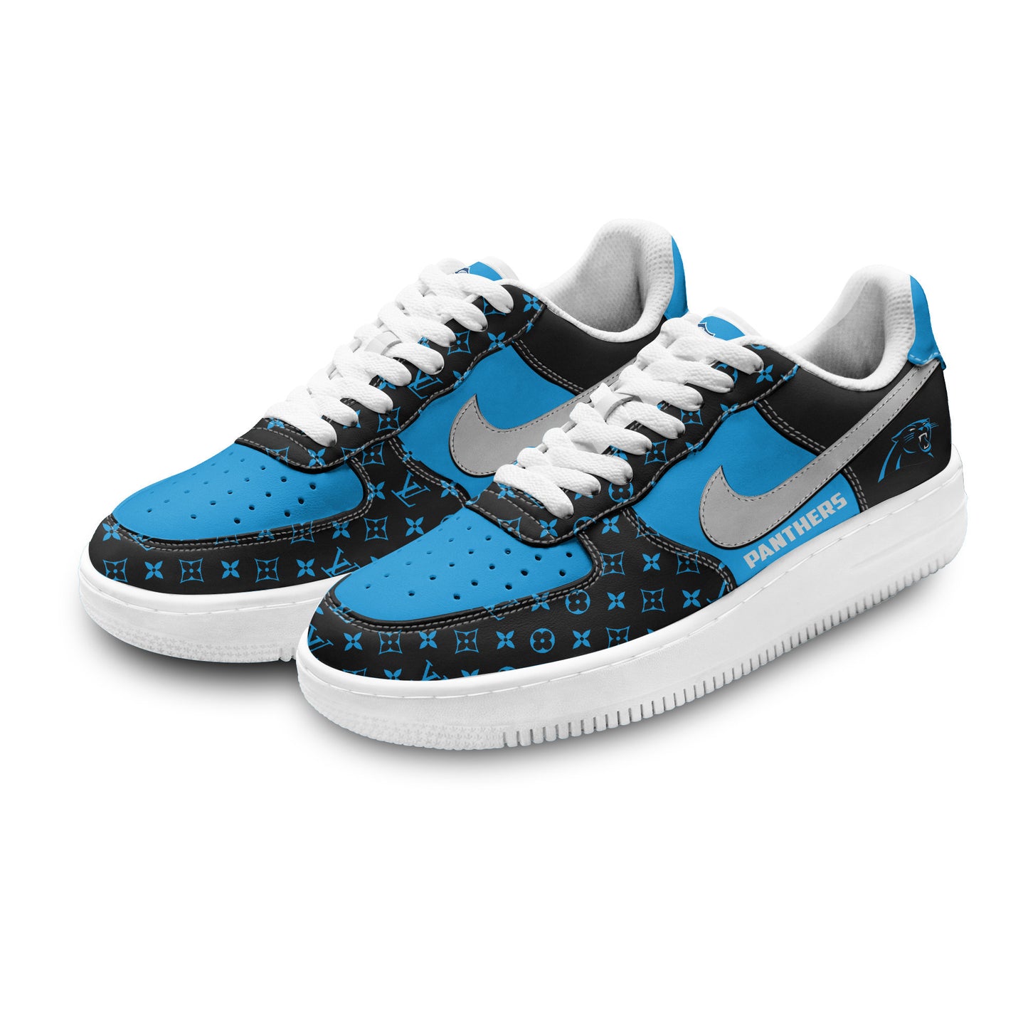 (Personalized) Carolina Panthers LV x Nike Air Force 1