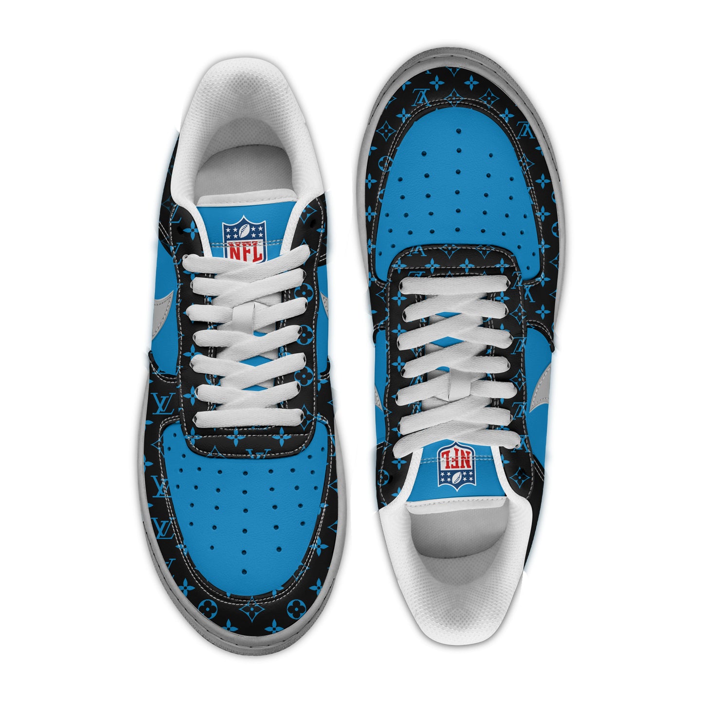 (Personalized) Carolina Panthers LV x Nike Air Force 1