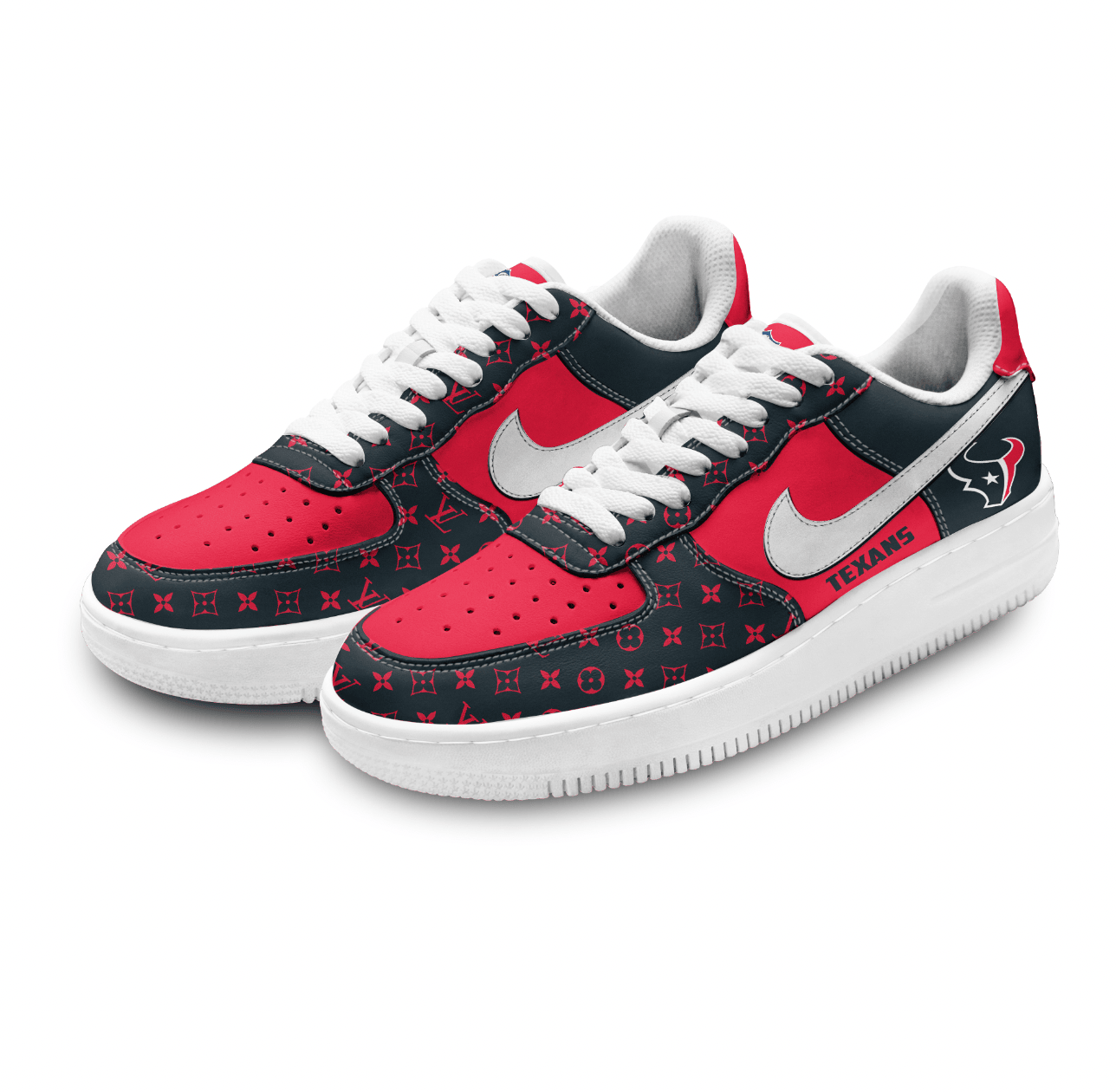(Personalized) Houston Texans LV x Nike Air Force 1