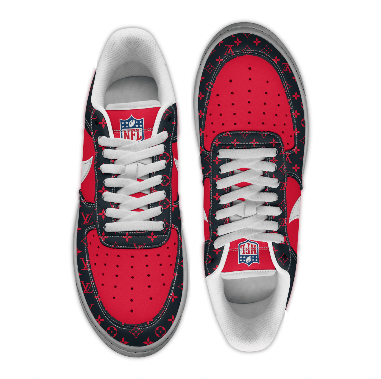 (Personalized) Houston Texans LV x Nike Air Force 1