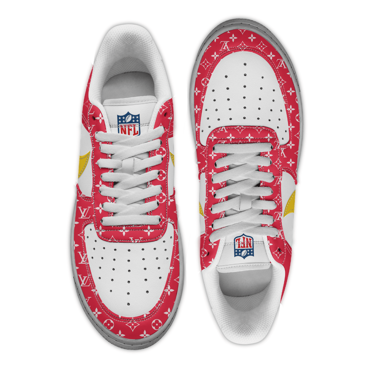 (Personalized) Kansas City Chiefs LV x Nike Air Force 1