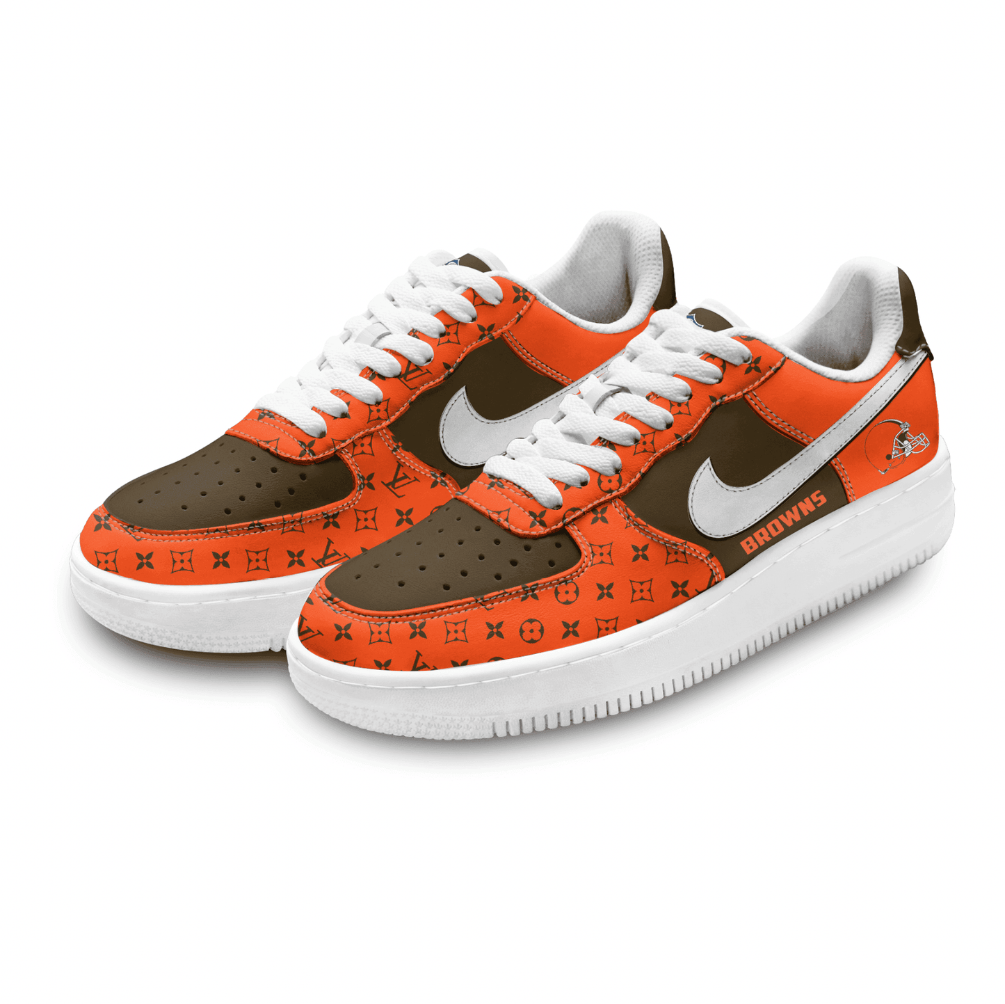 (Personalized) Cleveland Browns LV x Nike Air Force 1