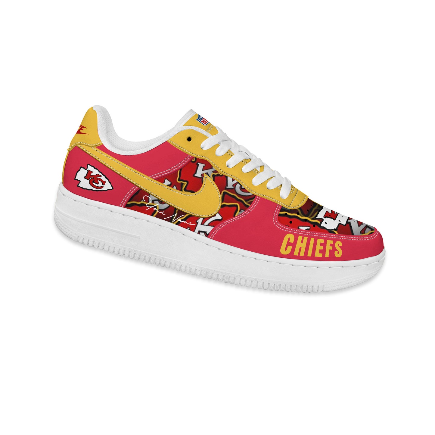 (Personalized) Kansas City Chiefs Nike Air Force 1