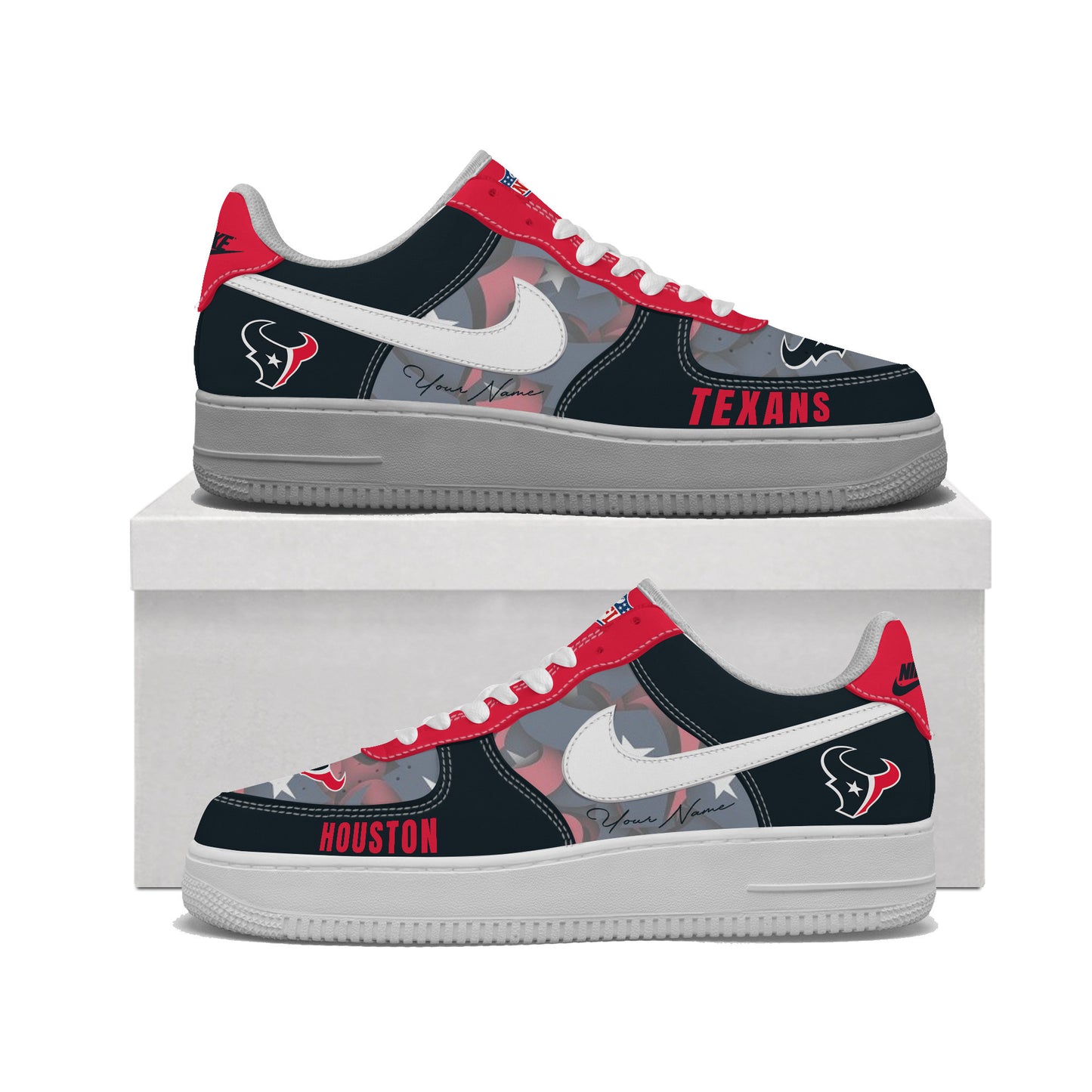 (Personalized) Houston Texans Nike Air Force 1