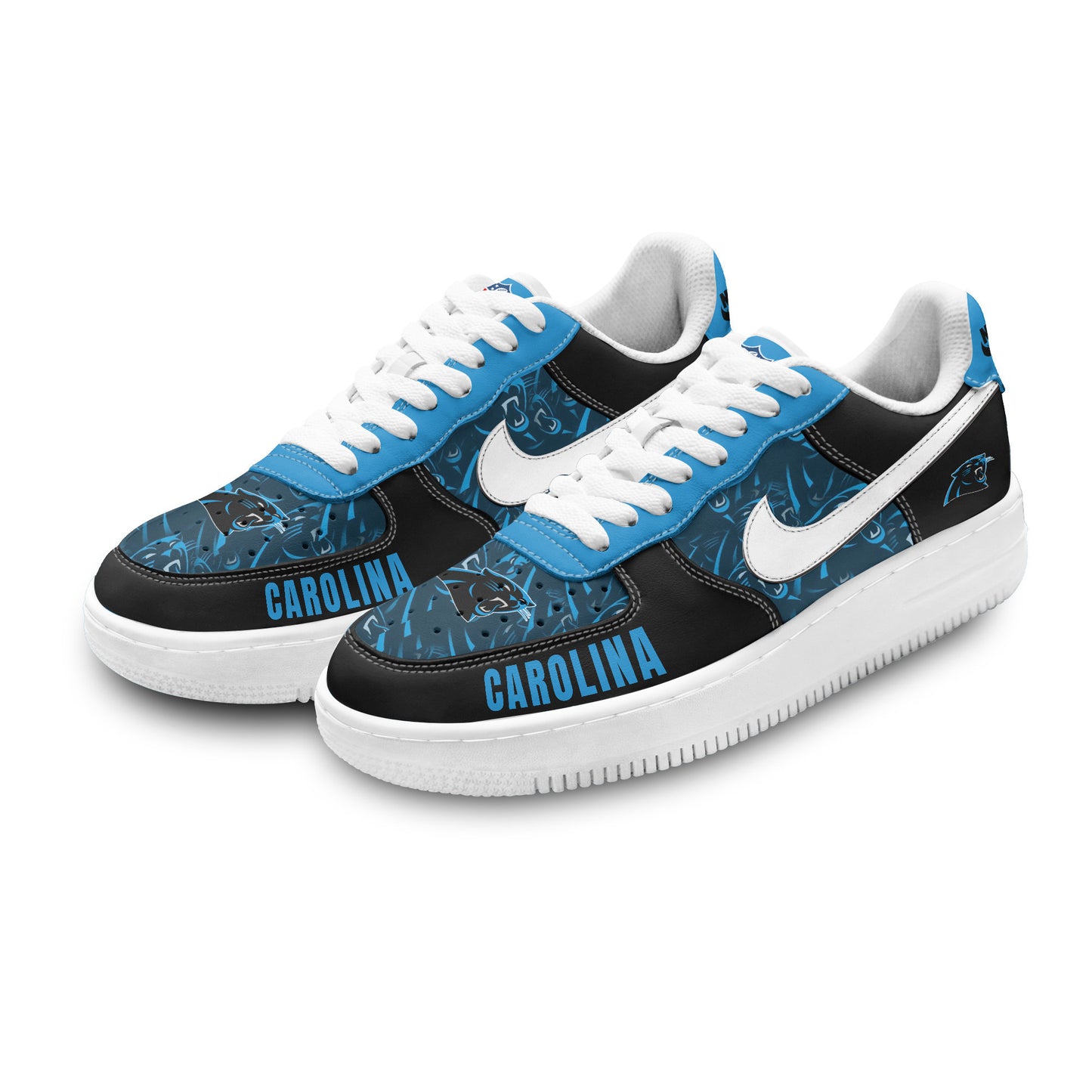 (Personalized) Carolina Panthers Nike Air Force 1
