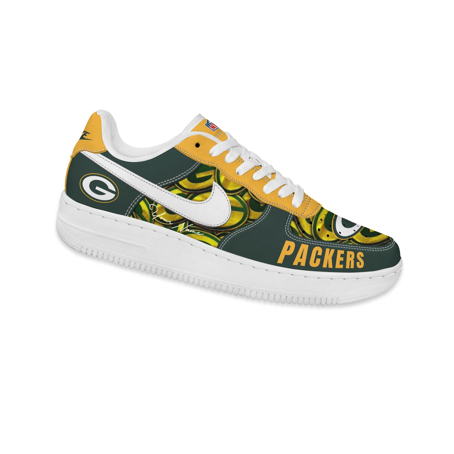 (Personalized) Green Bay Packers Nike Air Force 1