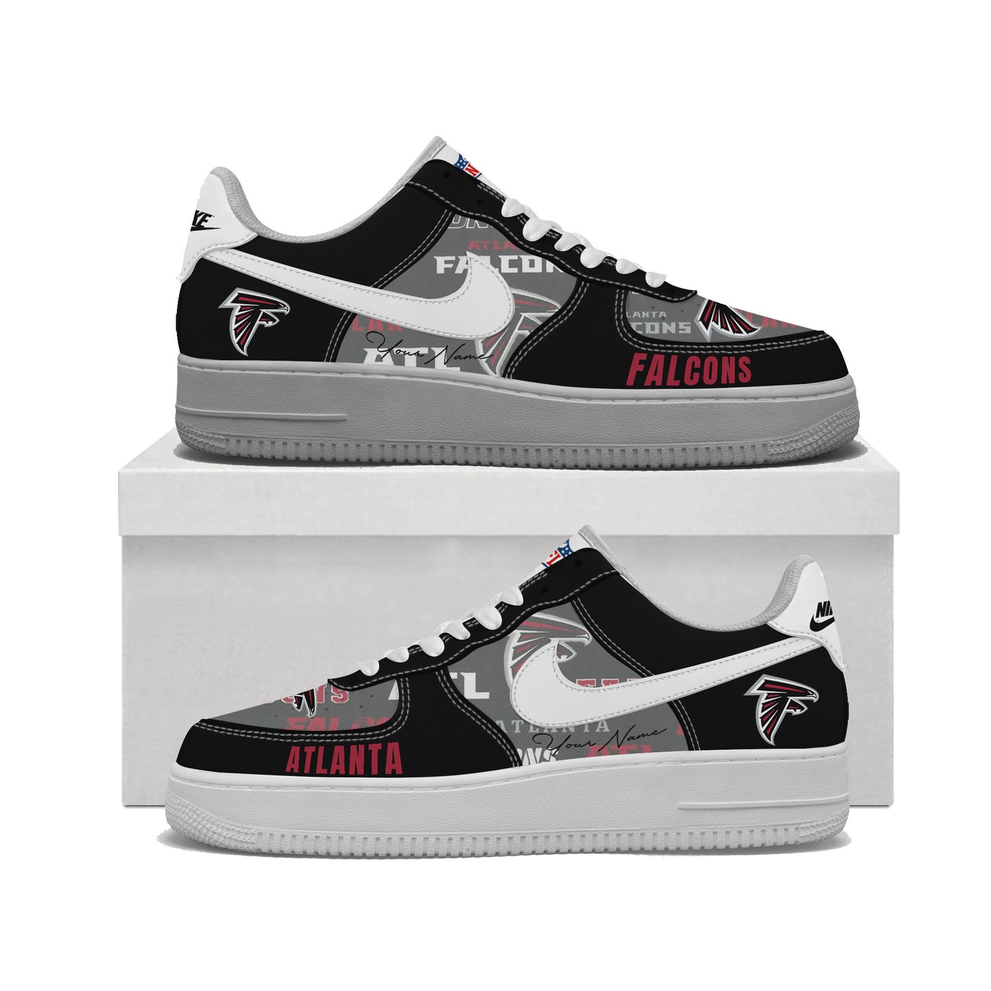 (Personalized) Atlanta Falcons Nike Air Force 1