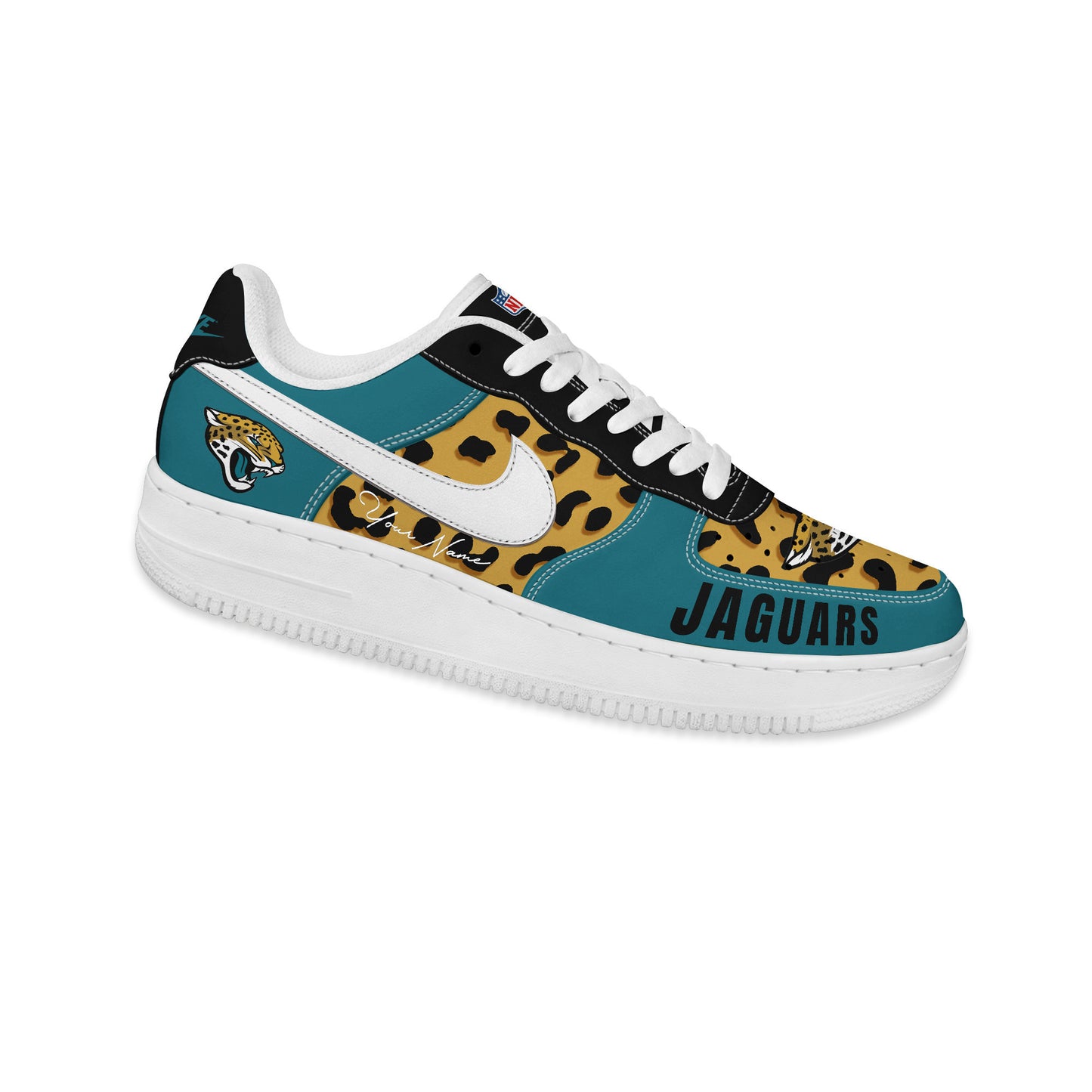 (Personalized) Jacksonville Jaguars Nike Air Force 1
