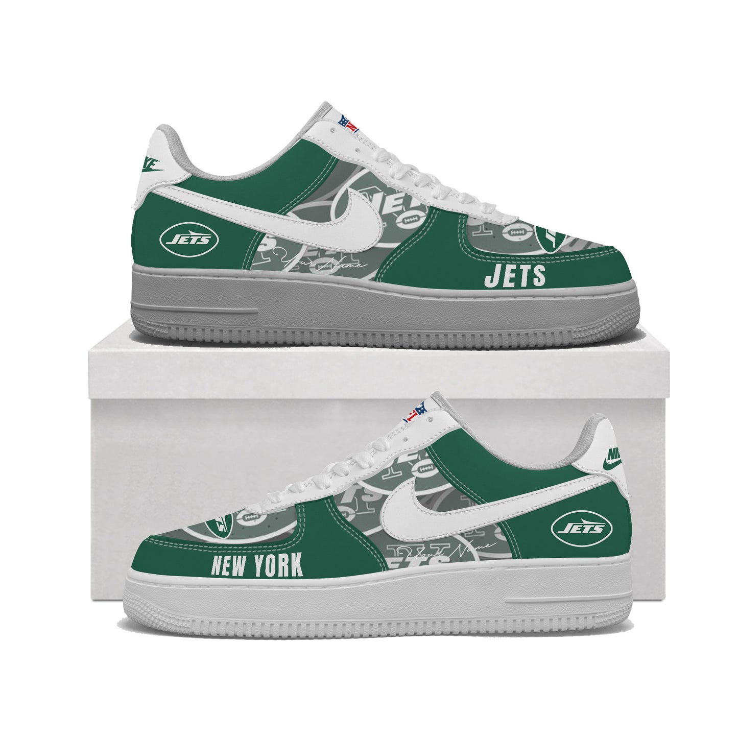 (Personalized) New York Jets Nike Air Force 1