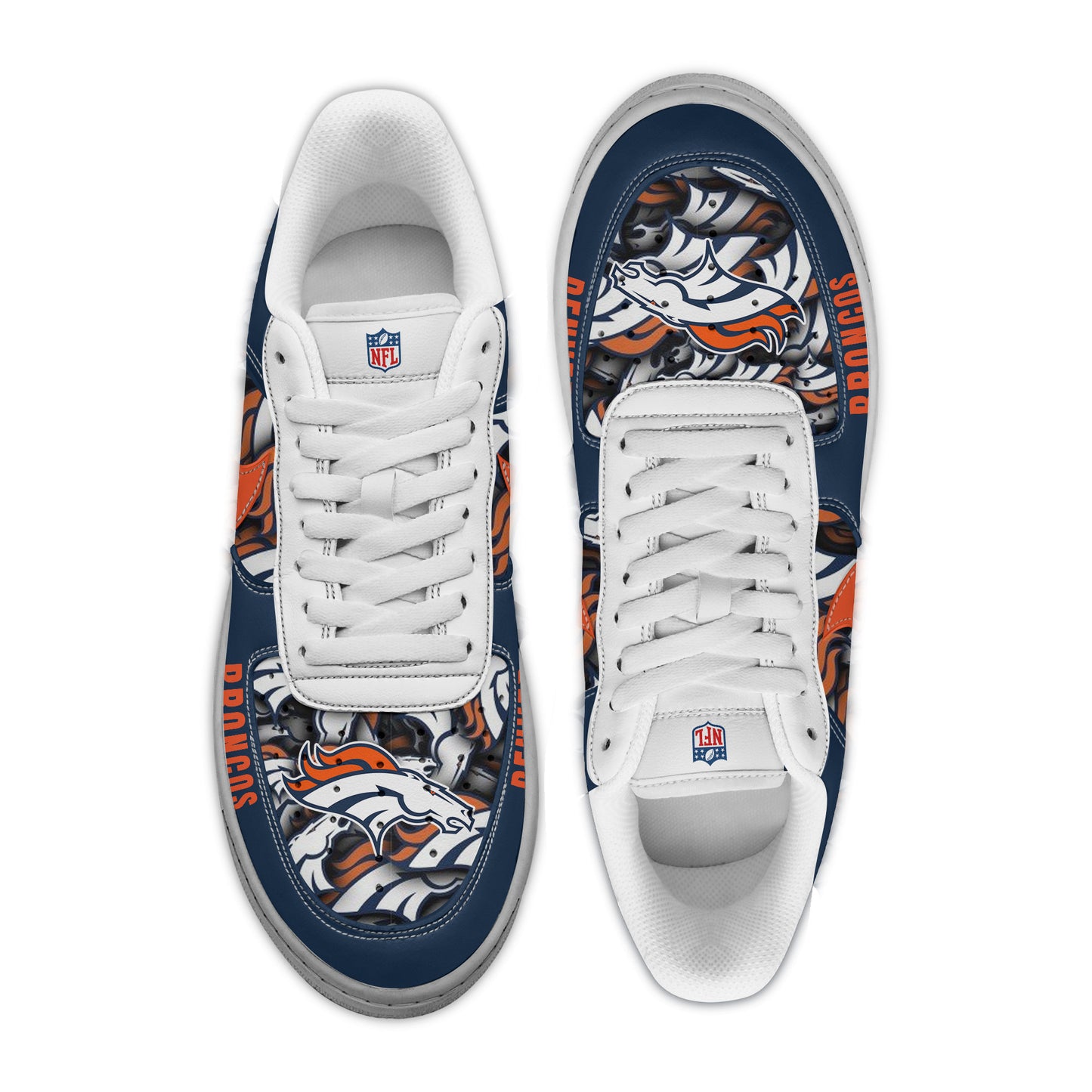 (Personalized) Denver Broncos Nike Air Force 1