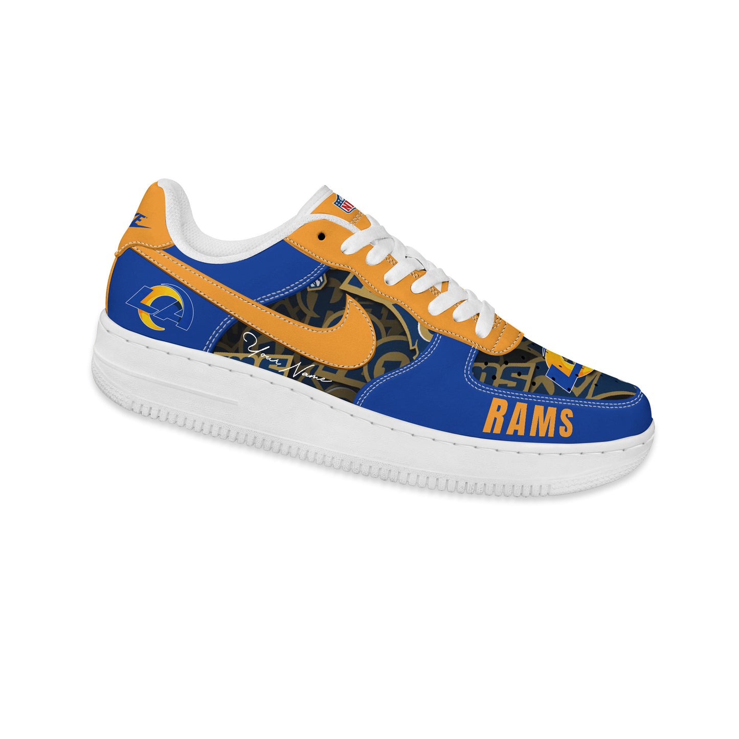 (Personalized) Los Angeles Rams Nike Air Force 1