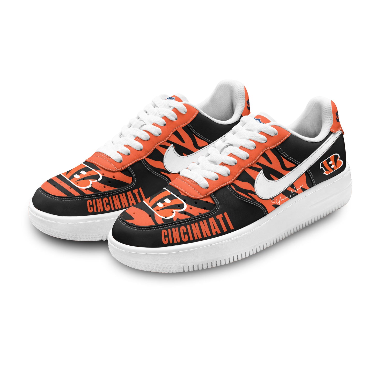 (Personalized) Cincinnati Bengals Nike Air Force 1