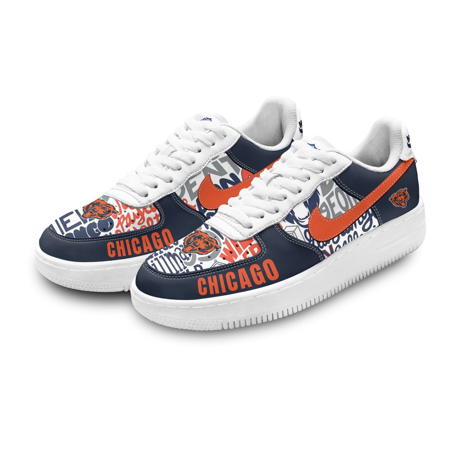 (Personalized) Chicago Bears Nike Air Force 1