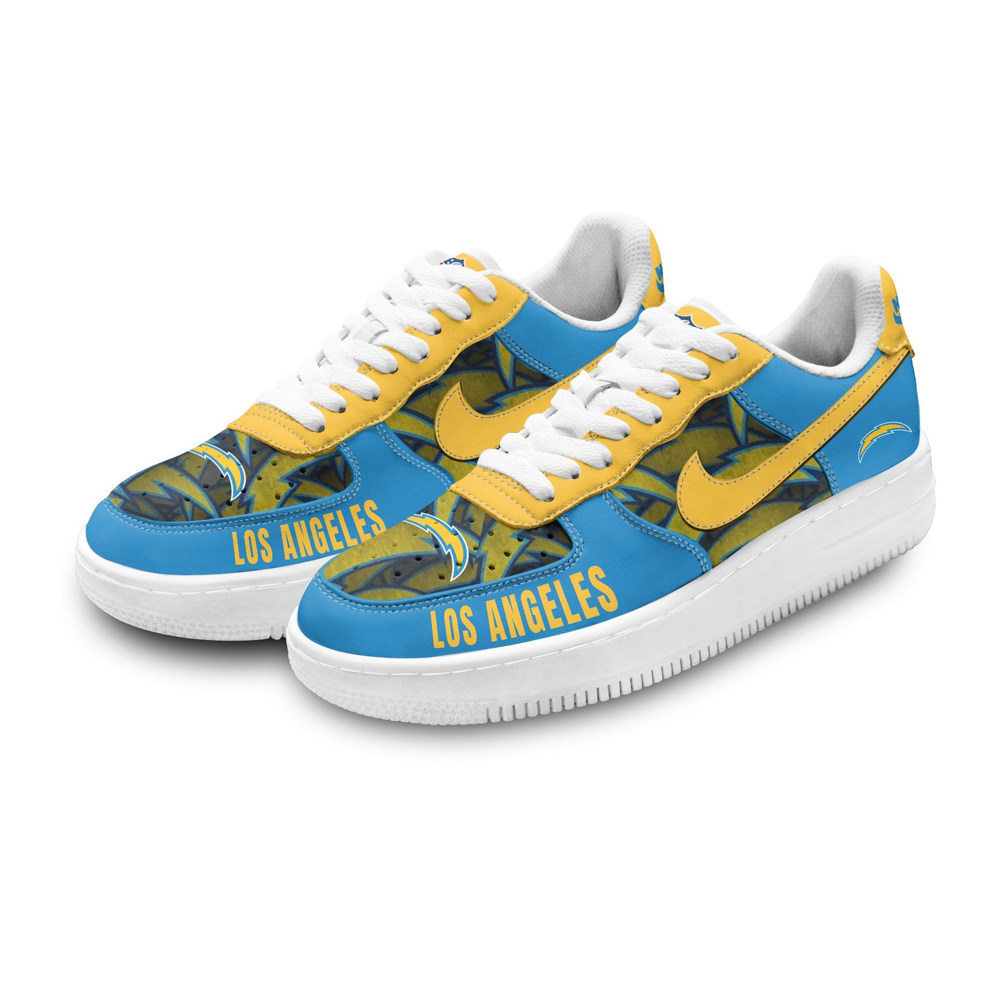 (Personalized) Los Angeles Chargers Nike Air Force 1