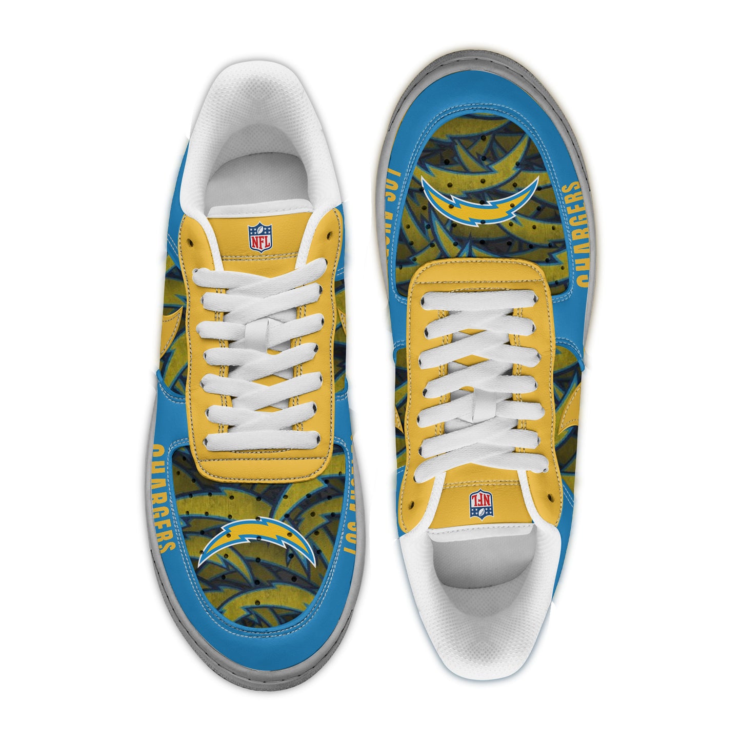(Personalized) Los Angeles Chargers Nike Air Force 1