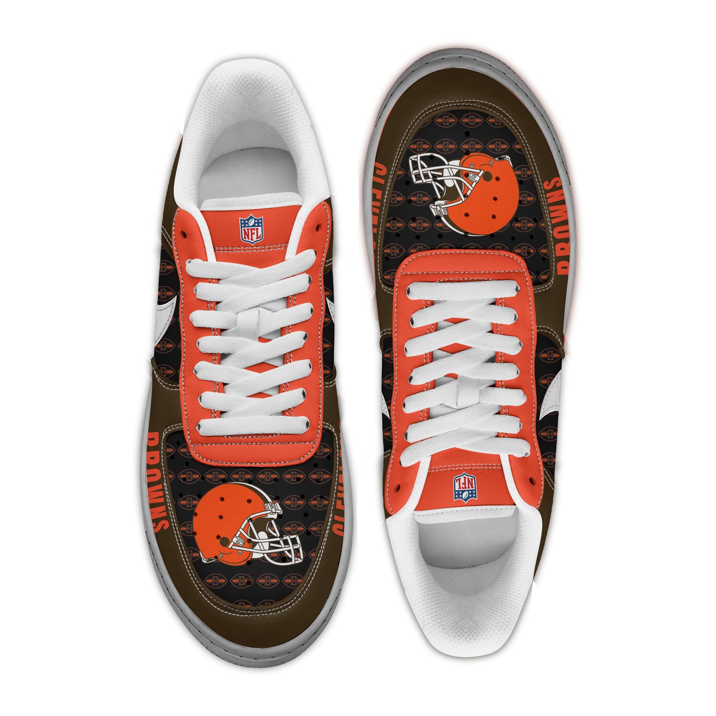 (Personalized) Cleveland Browns Nike Air Force 1