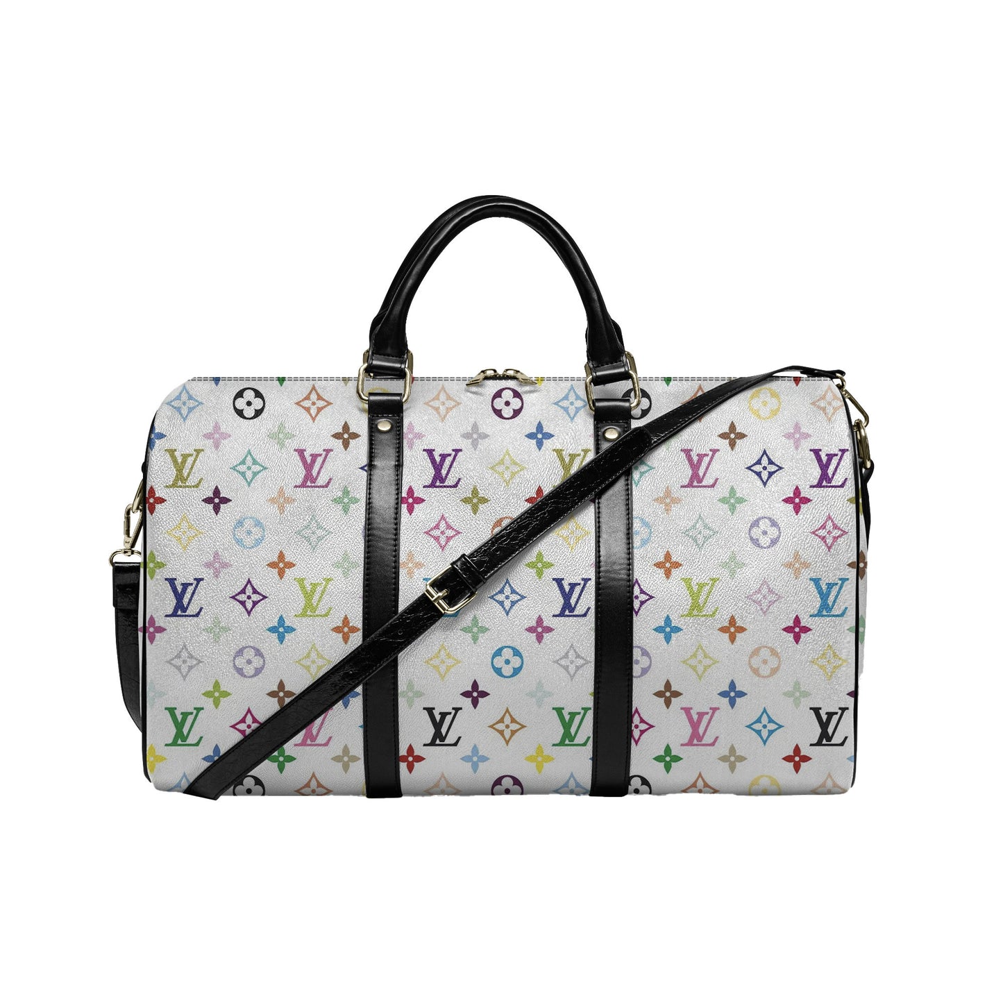 Louis Vuitton Travel Duffle Bag Multicolor Style