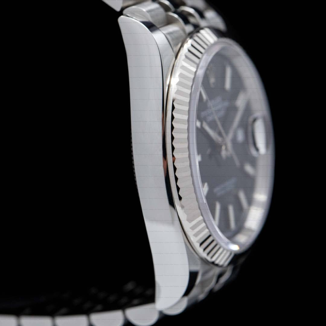 Rolex Datejust 36 Black Dial Jubilee Bracelet