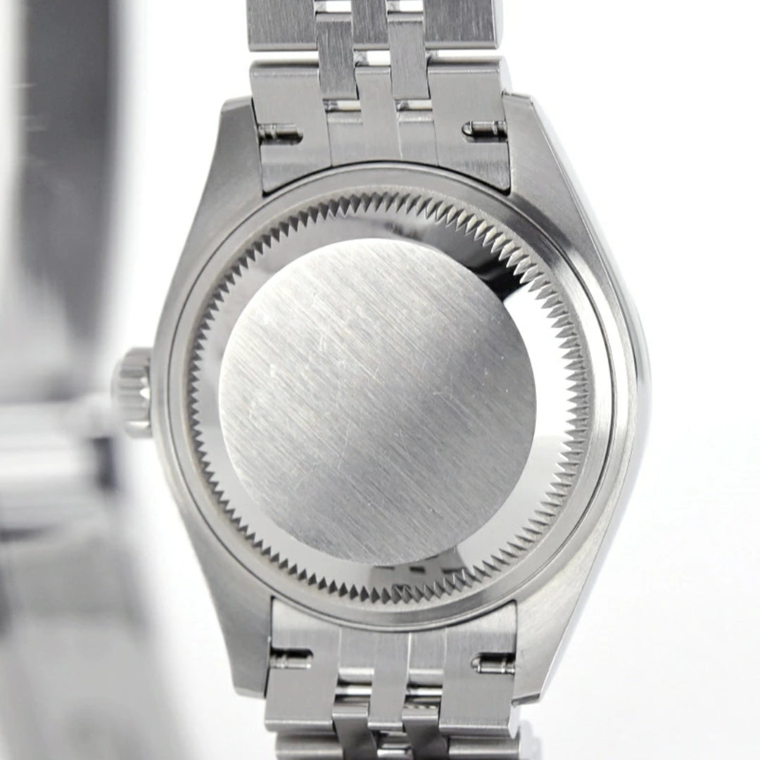 Rolex Lady-Datejust 28 – Oystersteel, Fluted Bezel, Pink Dial with Roman Numerals, Jubilee Bracelet – Ref. 279174