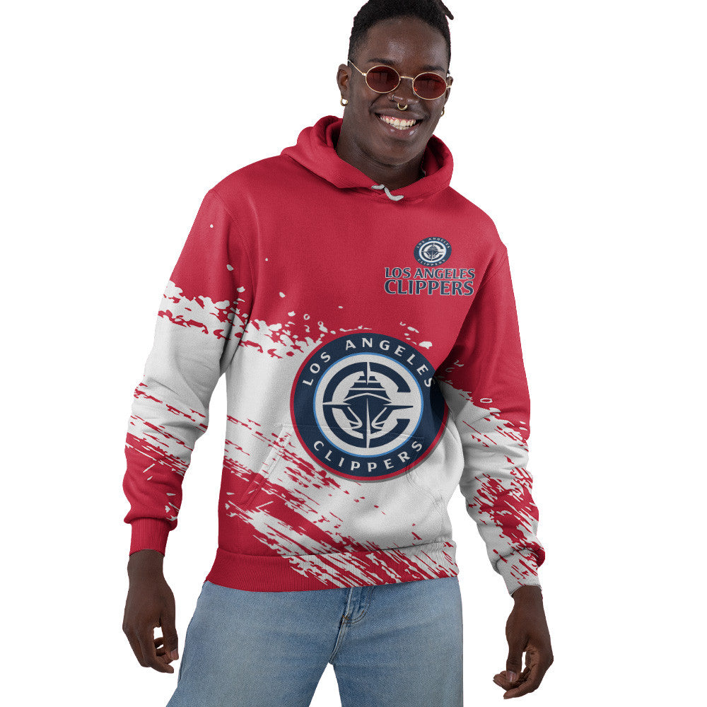 Los Angeles Clippers NBA Hoodie Stylish Logo for Fans Color Red NH24
