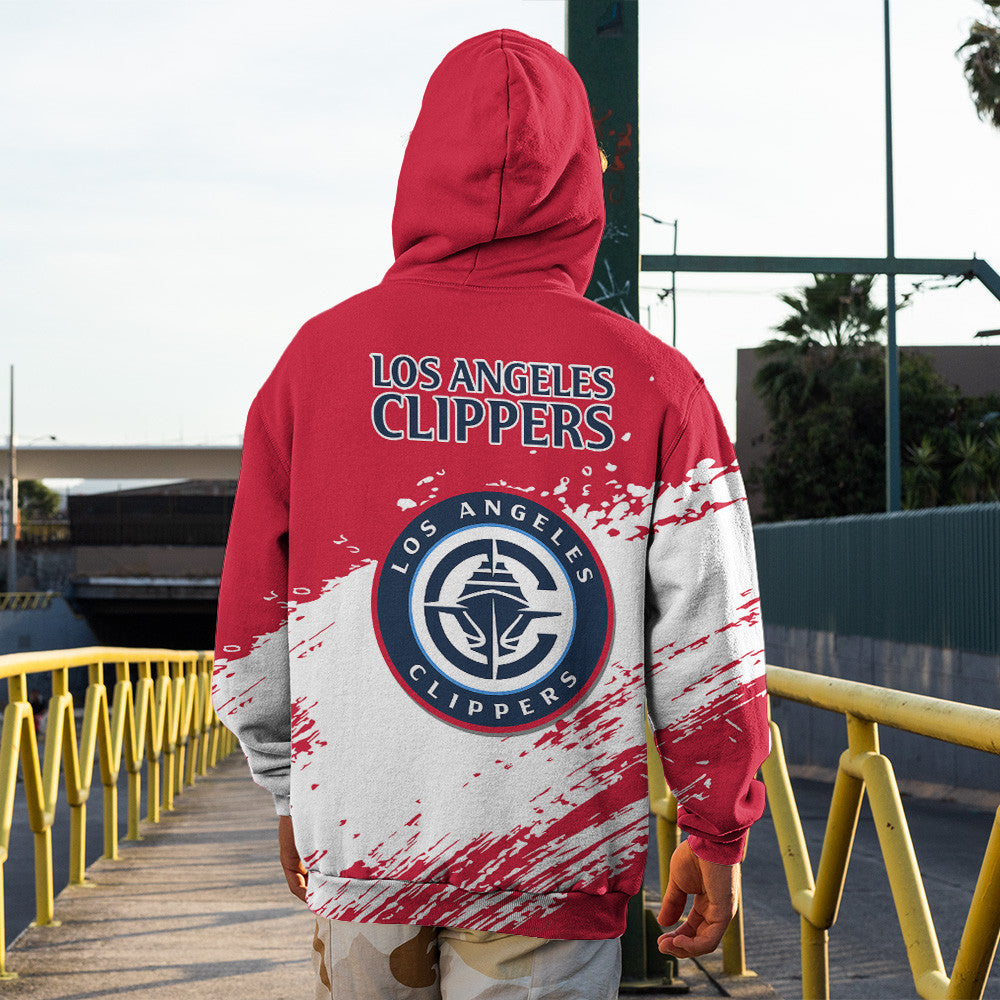 Los Angeles Clippers NBA Hoodie Stylish Logo for Fans Color Red NH24